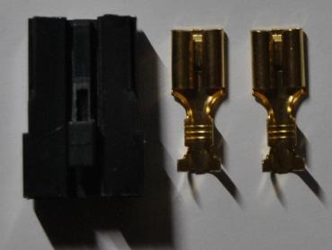 Akku Stecker weiblich schwarz zu Fernost Scooter