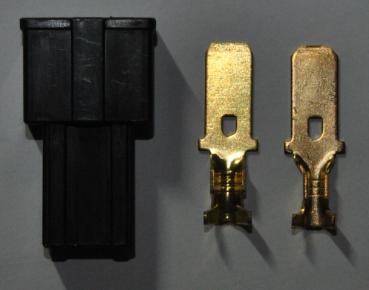 Akku Stecker männlich schwarz zu Fernost Scooter