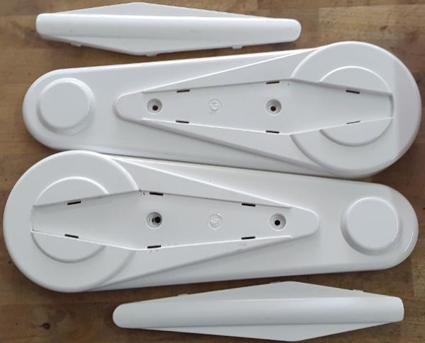 Schwingenverkleidung hinten Guewer weiss