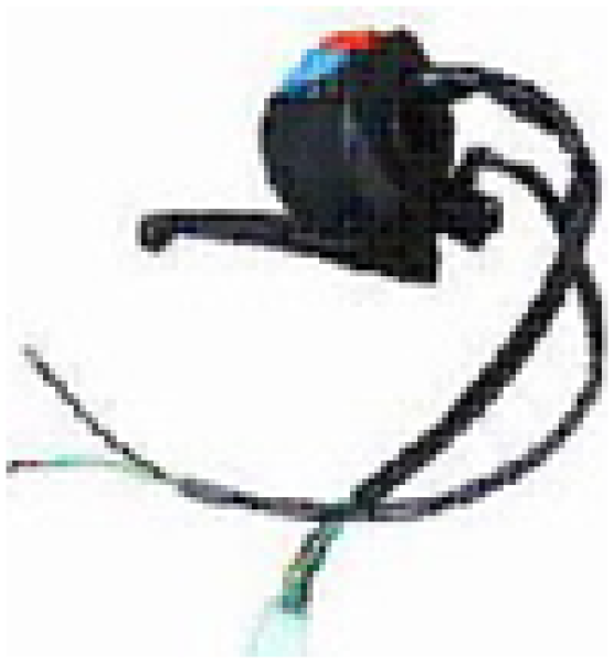 Bremshebel links mit Schaltergruppe