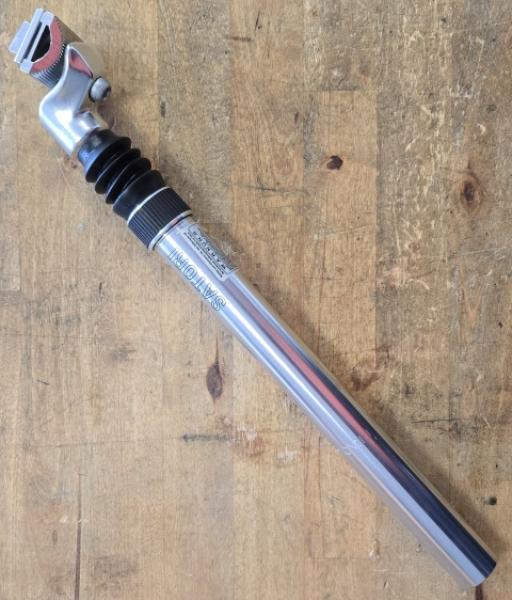 Sattelstütze gefedert Satori Alu 26,8 Silber