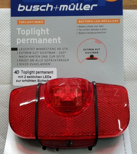 Rücklicht b&m 4D-Toplight permanent