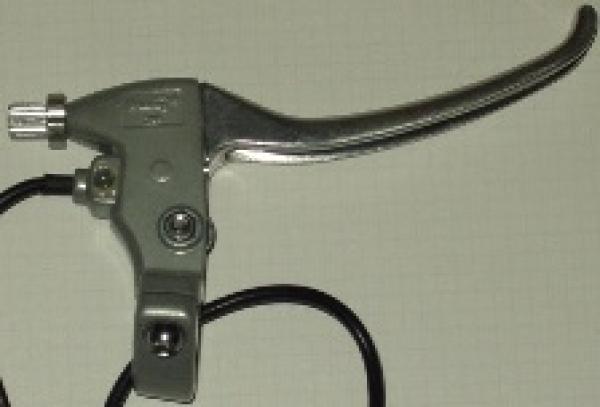 Bremshebel rechts Alu mit Schalter